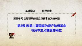 中职历史部编高教版(2023)世界历史第三单元 全球联系的建立与资本主义的兴起第8课 欧美主要国家的资产阶级革命与资本主义制度的确立获奖教学课件ppt