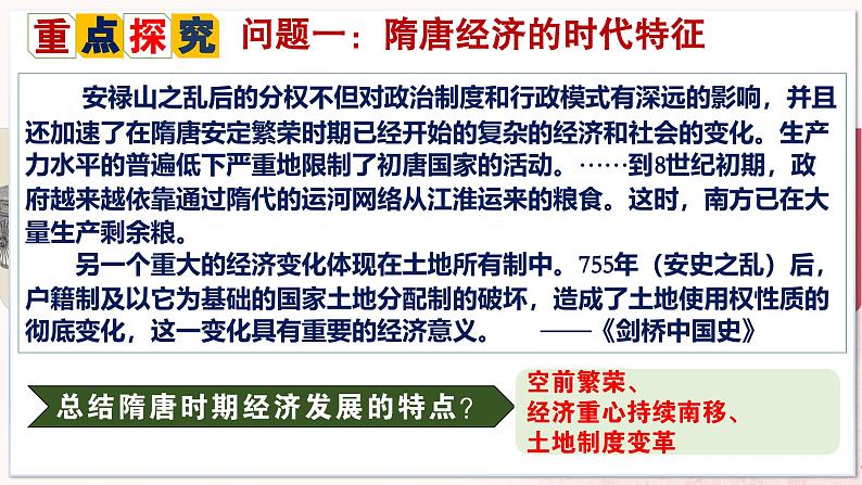 【部编高教版中职历史】中国历史 第9课 隋唐时期的经济、科技与文化 课件07
