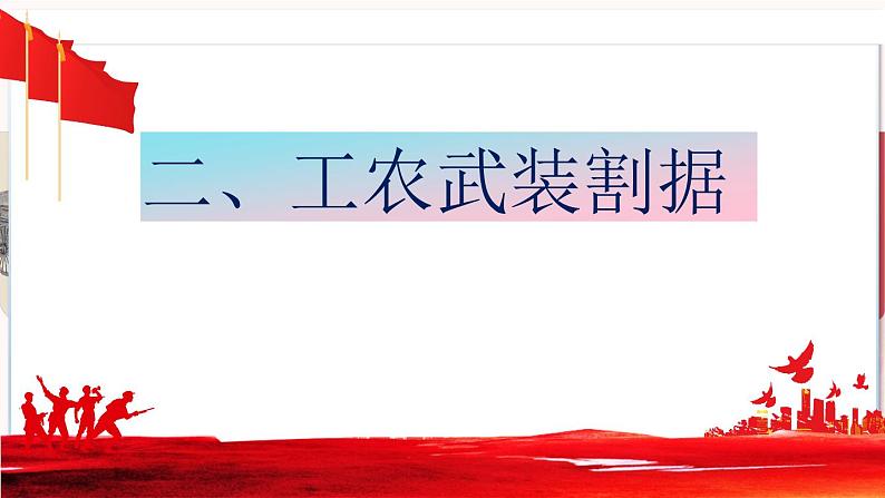 【部编高教版中职历史】中国历史 第21课 中国共产党开辟革命新道路 课件08