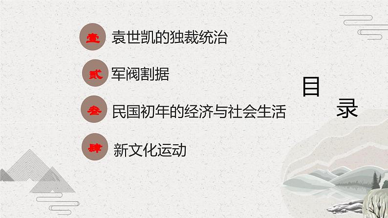 【2023部编高教版】中职历史 基础模块 中国历史 第18课 北洋军阀的统治(课件+教案+同步练习含解析)02