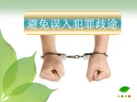 第十课 避免误入犯罪歧途 课件