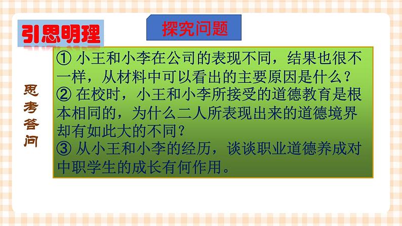 第五课 养成良好的职业行为习惯(2课时)课件05