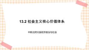 中职政治 (道德与法治)北师大版经济政治与社会（第4版）第五单元 共建文明社会，共享美好生活第13课 坚定文化自信一等奖课件ppt