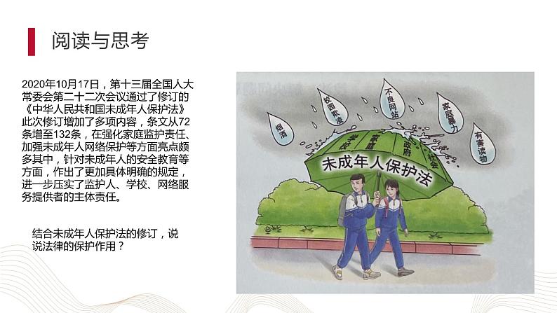 【2023部编高教版】中职思想政治 职业道德与法 第十课:养成遵纪守法好习惯(课件)05