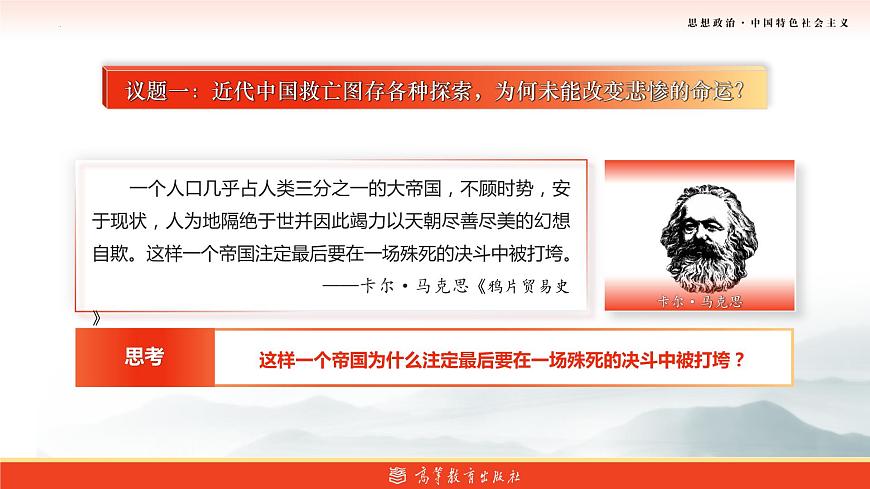 第一課 社會主義在中國的確立與探索 課件-2023-2024學(xué)年中職高教版（2023）中國特色社會主義第3頁