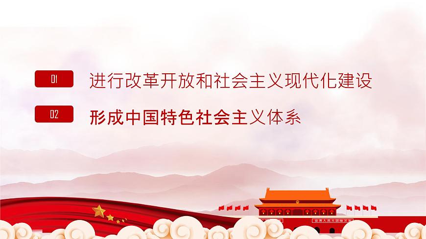2第二課 中國(guó)特色社會(huì)主義的開創(chuàng)和發(fā)展課件PPT第2頁(yè)