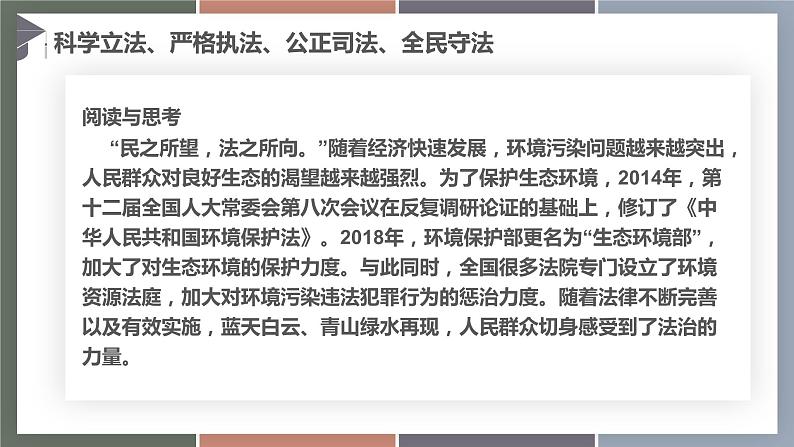 8.1建设法治国家(精品课件)-【中职专用】中职思想政治《职业道德与法治》同步精品课堂(高教版2023·基础模块)第5页
