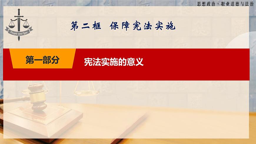 第9課《堅(jiān)持依憲治國》第2框《保障憲法實(shí)施》-【中職專用】《職業(yè)道德與法治》同步課堂精品課件第5頁
