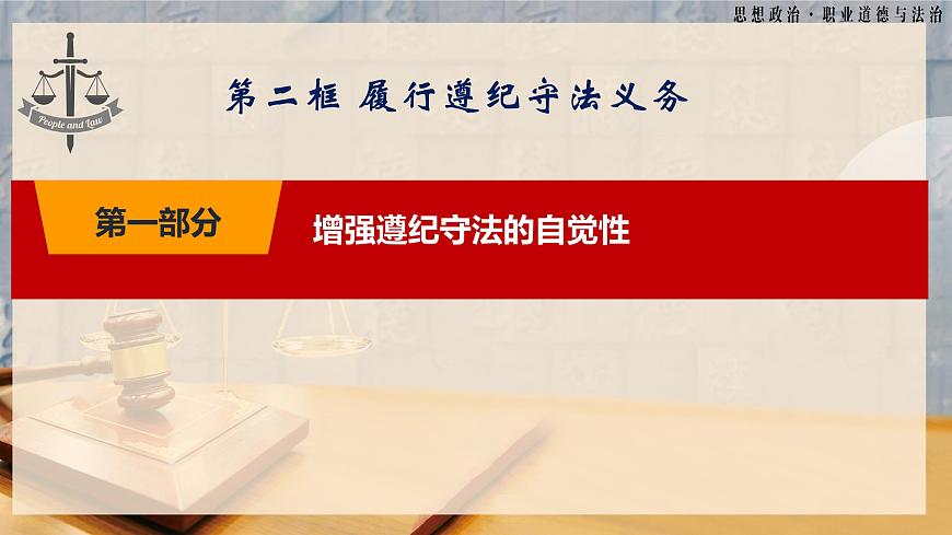第10課《養(yǎng)成遵紀守法好習慣》第2框《履行遵紀守法義務》-【中職專用】《職業(yè)道德與法治》同步課堂精品課件第5頁