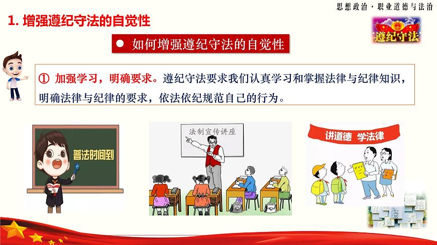 第10課《養(yǎng)成遵紀守法好習慣》第2框《履行遵紀守法義務》-【中職專用】《職業(yè)道德與法治》同步課堂精品課件第8頁