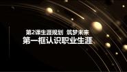 中职政治 (道德与法治)部编高教版(2023)心理健康与职业生涯第2课 生涯规划 筑梦未来图文课件ppt