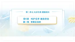 【中职专用】思想政治《心理健康与职业生涯》（高教版2023）6.1 青春正当时（教学课件）