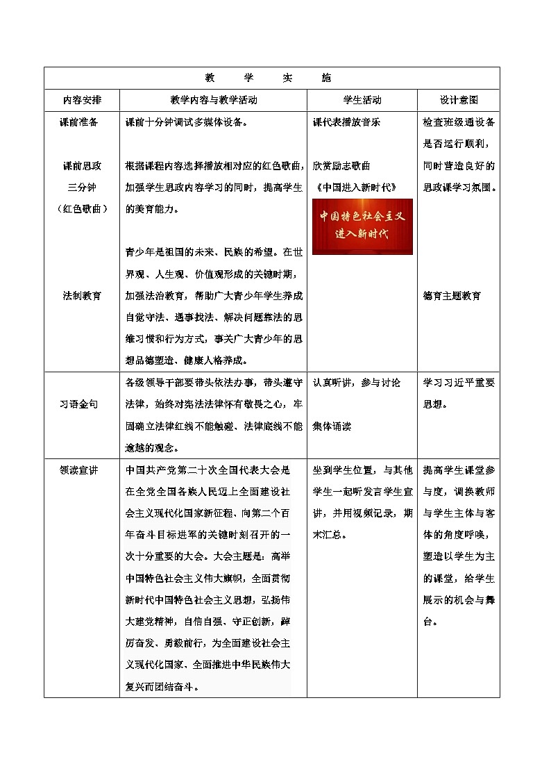 第三課 中國特色社會主義進入新時代(教案)-【中職專用】2024-2025學年中職思想政治《中國特色社會主義》第2頁