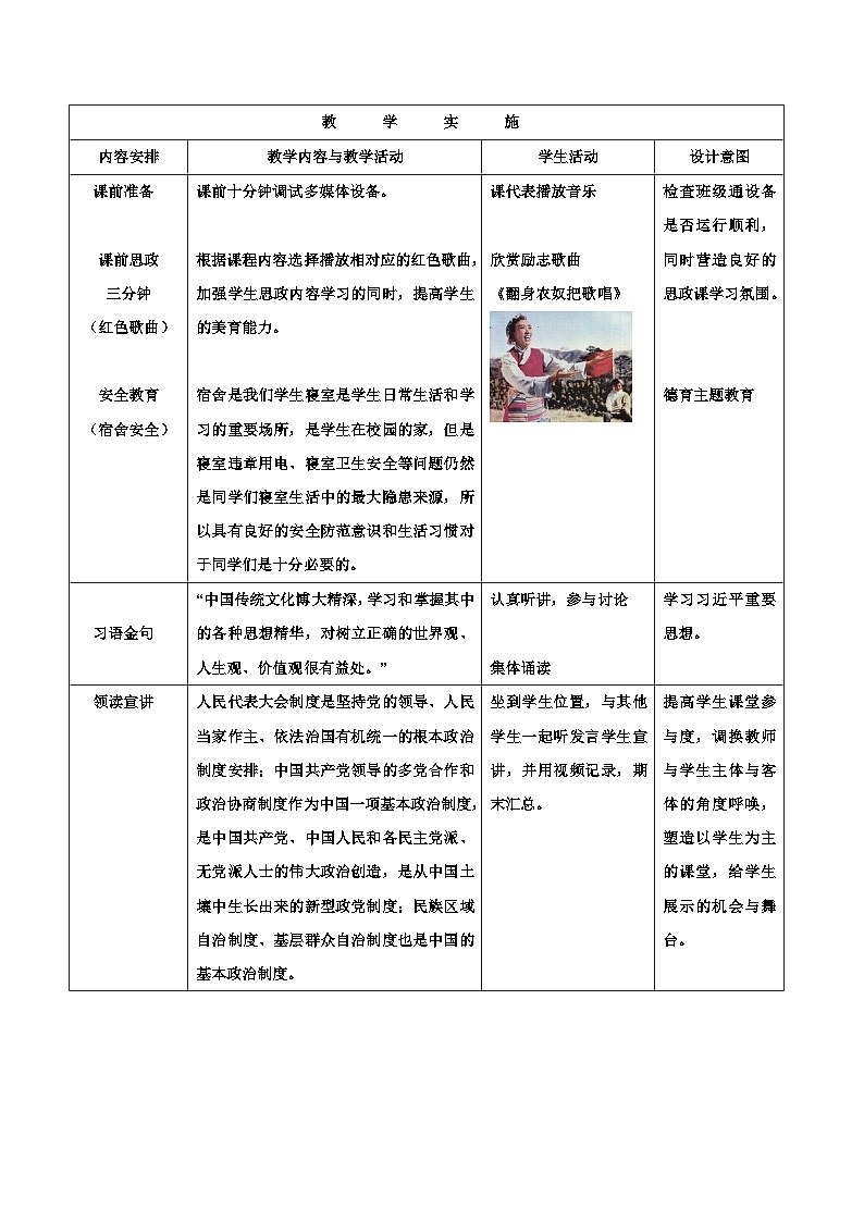 第八课 用制度体系保证人民当家作主(教案)-【中职专用】2024-2025学年中职思想政治《中国特色社会主义》第2页