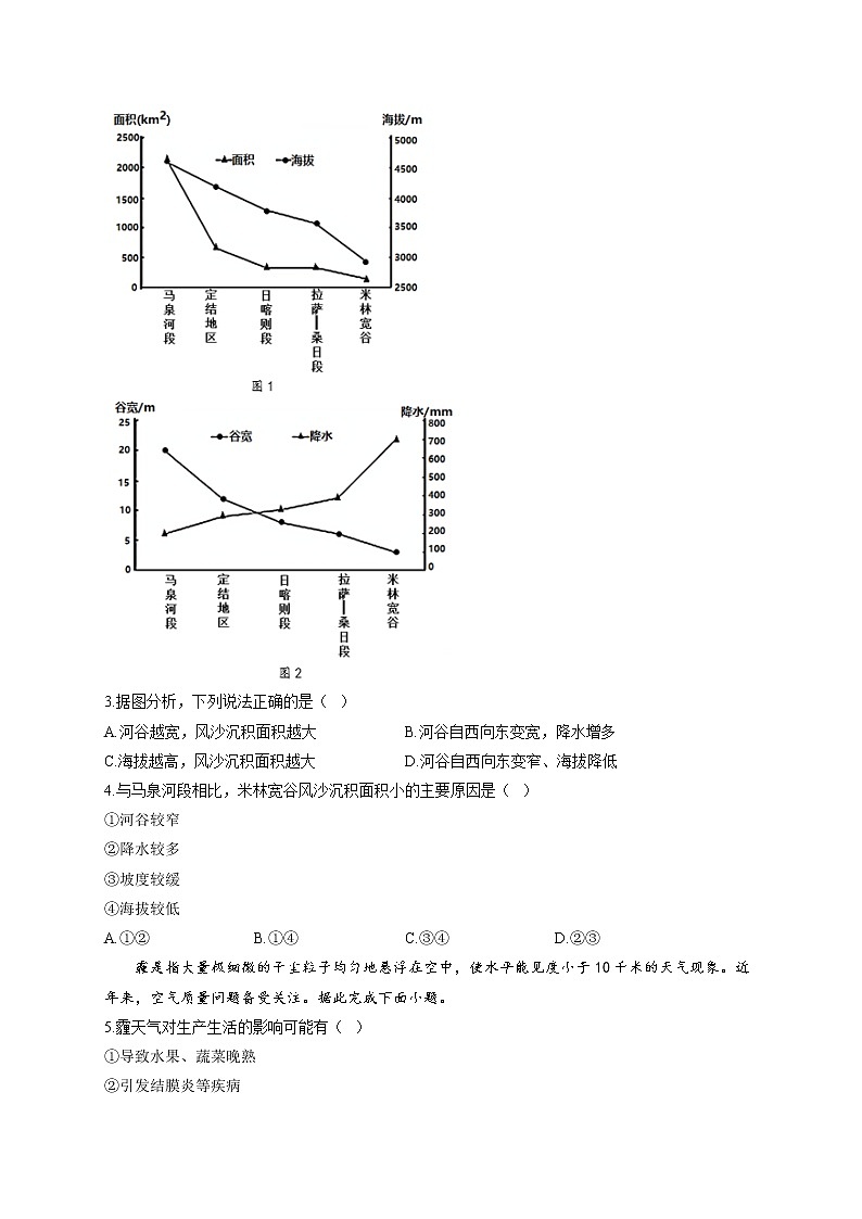 2023广东省高三上学期开学联考地理含答案第2页