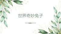 学前教育大班《世界奇妙兔子》课件