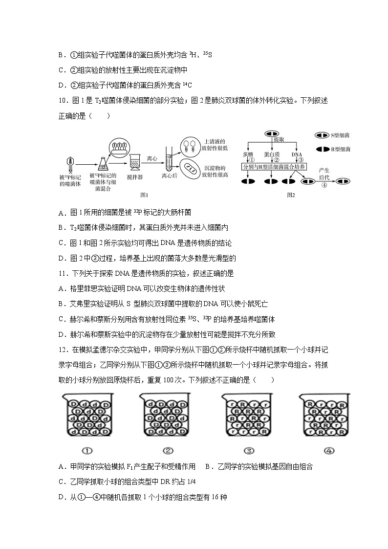 2022省哈尔滨九中高二上学期开学考试生物试题含答案第3页