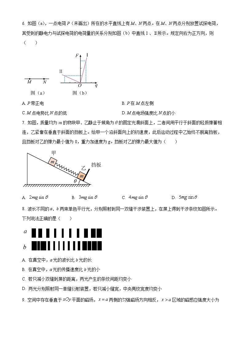 2024年1月吉林省普通高等学校招生考试适应性测试物理试题(试卷)第3页