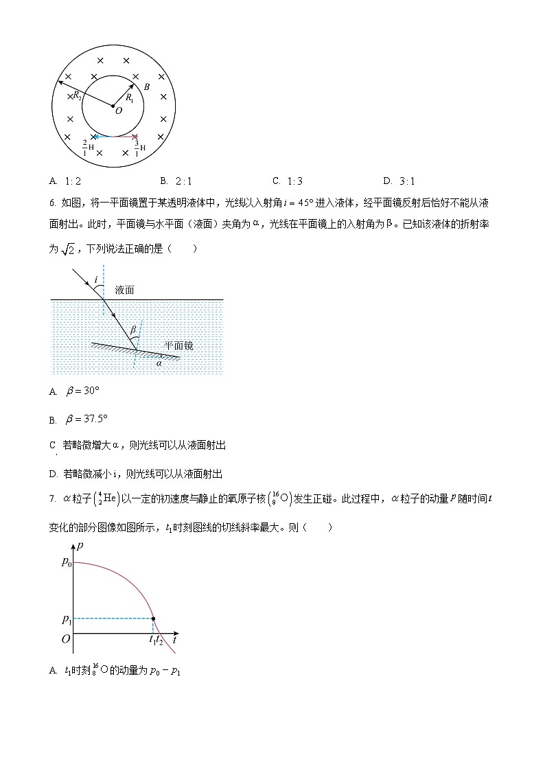 20241月普通高等学校招生全国统一考试适应性测试(九省联考)物理试题(适用地区:河南)含解析03