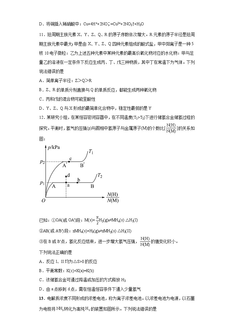 安徽省滁州市定远县育才学校2021-2022学年高三下学期开学考试理科综合-化学试题含答案第2页