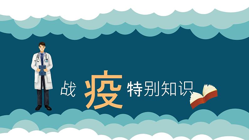 疫情期间开学第一课疫情防控系列主题班会之二:战疫特别知识(15张PPT)第1页