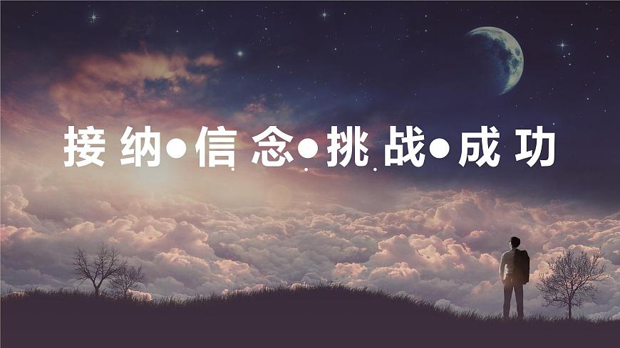 接納●信念●挑戰(zhàn)●成功第1頁
