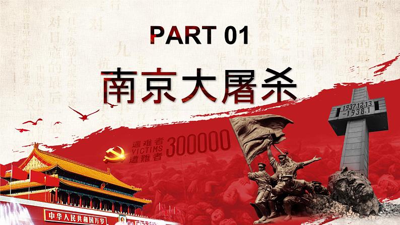 勿忘国耻 振兴中华 - 国家公祭日课件PPT模板第3页