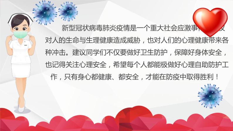 心理健康：抗击疫情下的自我心理防护课件PPT02