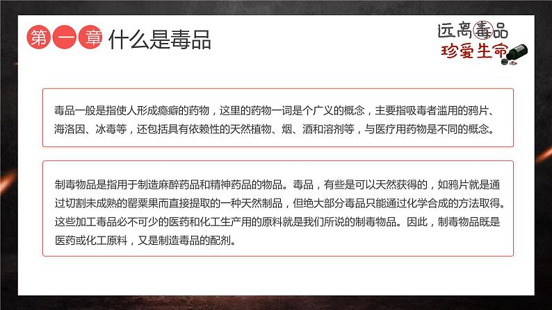 初中防毒主题班会---共同抵制毒品共筑防毒长城PPT课件第5页