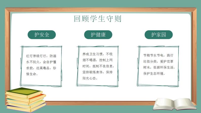 小学开学第一课立规矩主题班会PPT06