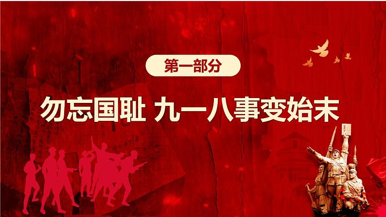 主题班会:纪念九一八-2022-2023学年初中主题班会优质课件05