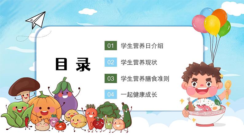 全国学生营养日(主题班会)课件PPT第2页