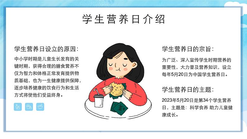 全国学生营养日(主题班会)课件PPT第4页