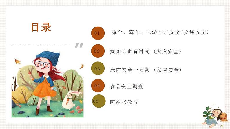 暑期安全教育 班会课件02