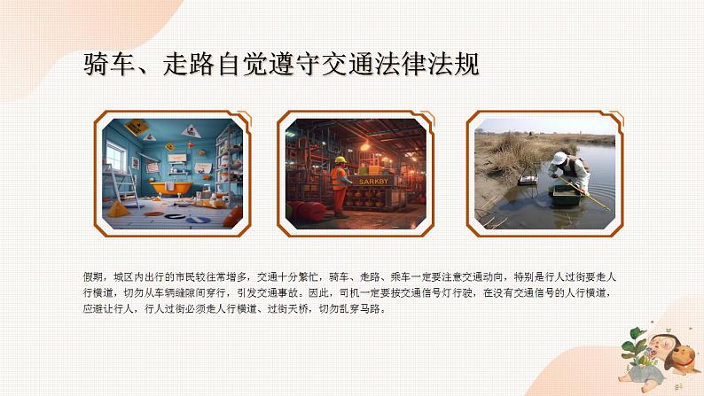 暑期安全教育 班会课件05