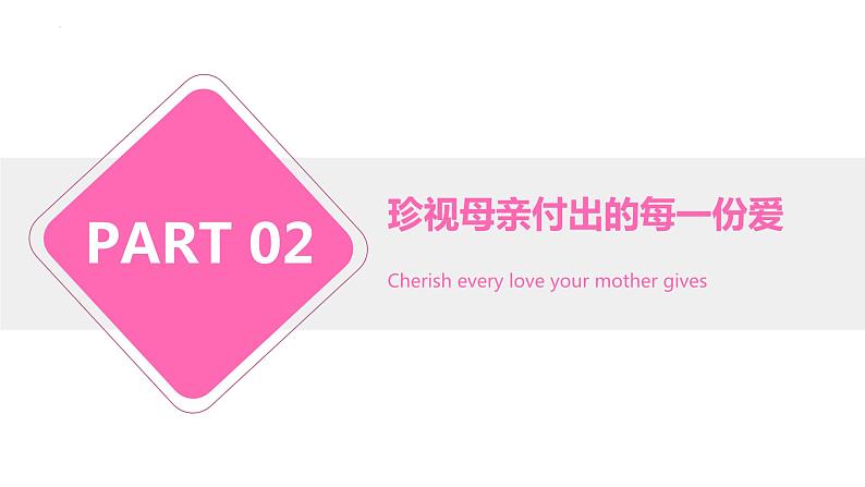 感恩母亲,传递爱与温暖——母亲节班会课课件PPT05