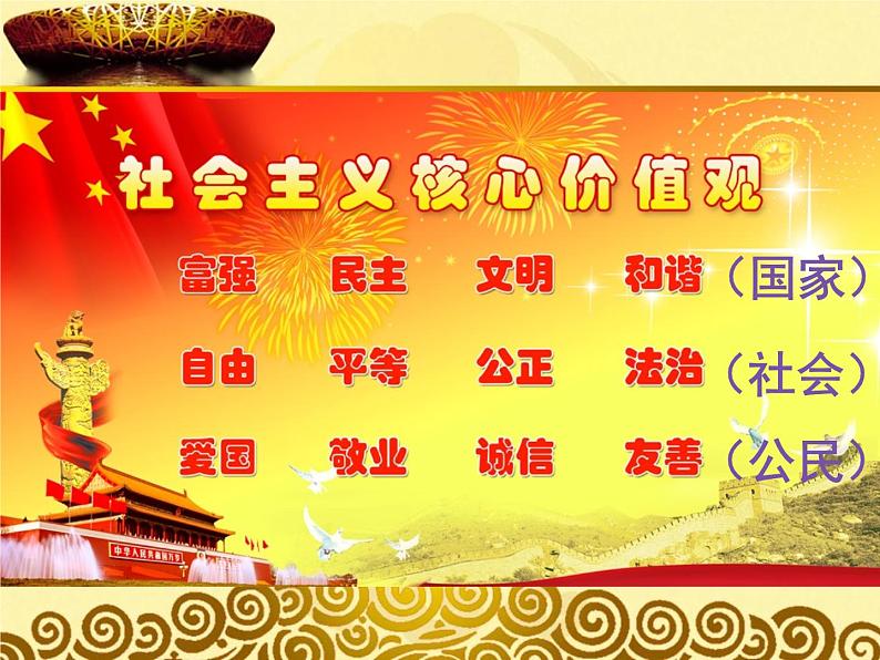 社会主义核心价值观主题班会课件第3页