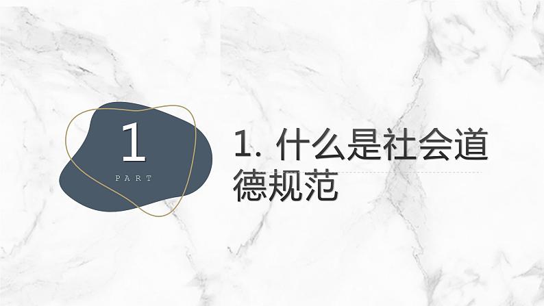 社会道德规范与行为准则主题班会课件03