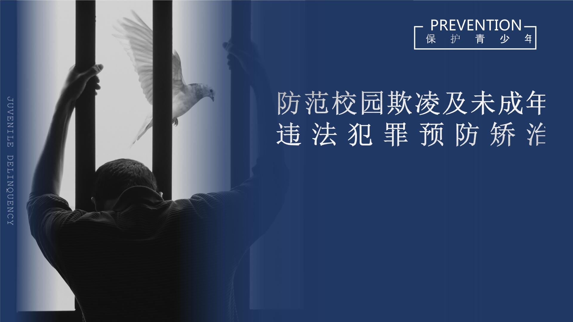 预防未成年人犯罪法制教育  法制教育主题班会课件