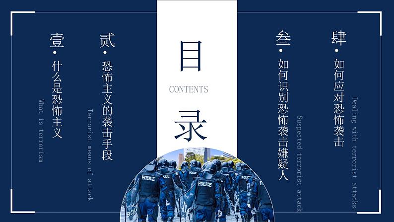 反恐防暴主题教育班会课件- 2023-2024学年初中主题班会精品课件02