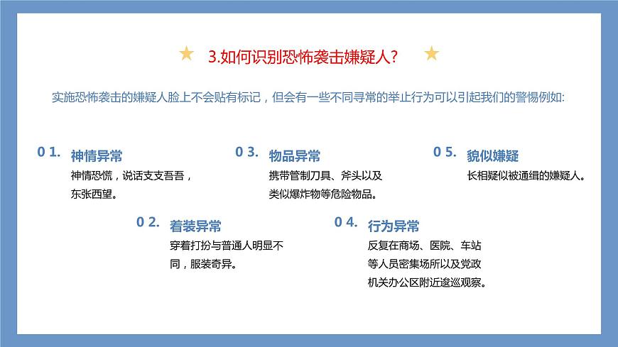 反恐防恐，你我同行——中職反恐安全教育主題班會-【中職專用】中職教育優(yōu)質(zhì)主題班會課件集錦第7頁