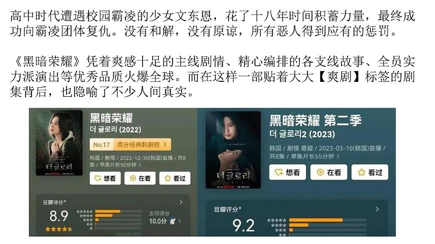 關(guān)注校園欺凌 守護(hù)“少年的你”——從《黑暗榮耀》看校園欺凌中職班會(huì)-【中職專用】中職教育優(yōu)質(zhì)主題班會(huì)課件集錦第2頁