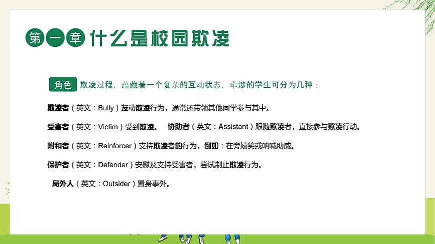 關(guān)注校園欺凌 守護(hù)“少年的你”——從《黑暗榮耀》看校園欺凌中職班會(huì)-【中職專用】中職教育優(yōu)質(zhì)主題班會(huì)課件集錦第8頁