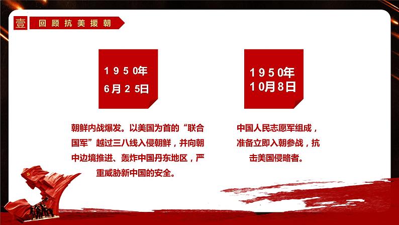 抗美援朝纪念日+课件--2023-2024学年高一下学期爱国主义教育主题班会08