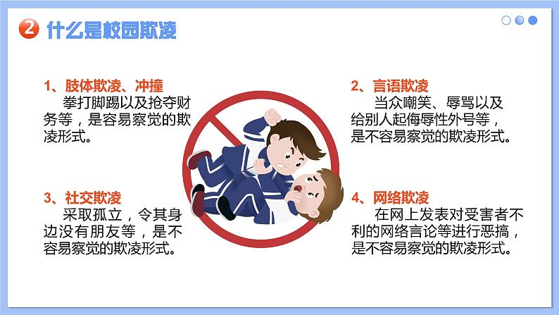 《拒绝校园欺凌,守护美好青春》初中预防校园欺凌主题班会课件第8页