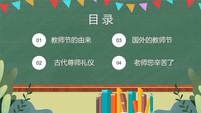 教师节主题班会课件02