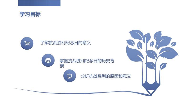高一九月开学主题班会课件:抗战胜利纪念日爱国主义教育(课件)04
