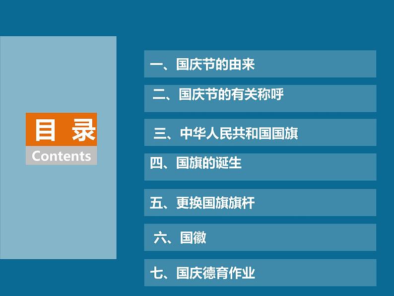 节日活动主题班会:国庆节 课件02