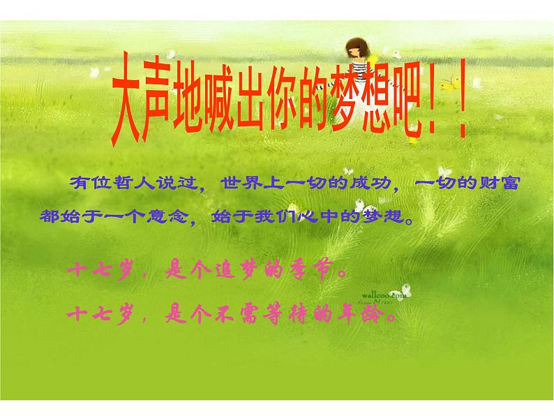 我的未来不是梦-主题班会课件04