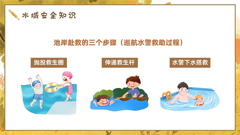 插画风秋季开学第一课主题班会PPT模板07